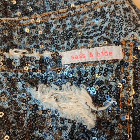 Sass & Bide MOJO-KIKO Skirt Sequin 38 - Picture 7 of 10